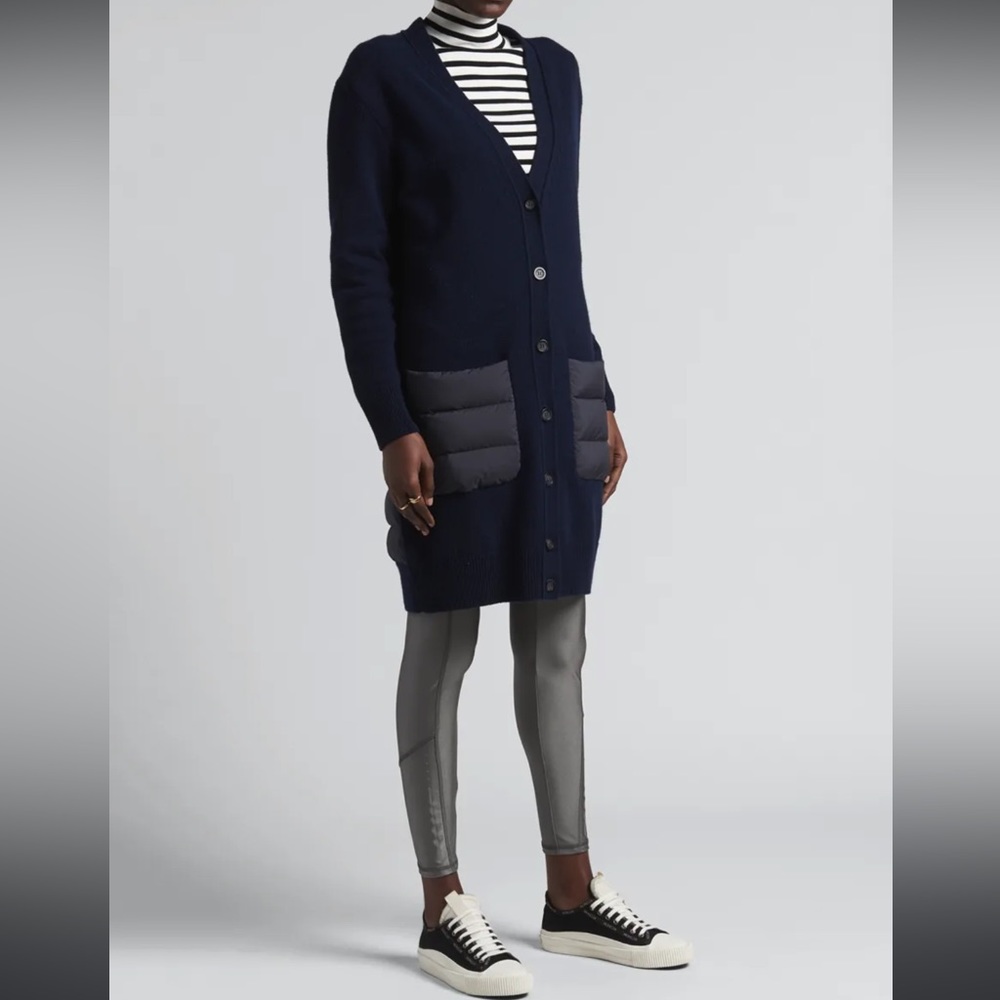 Authentic Moncler long cardigan with padding XL